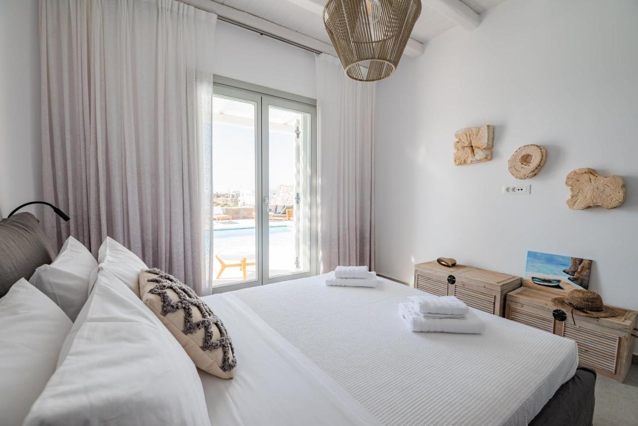 Villa Petra Mare Above Mykonos Town Private Pool Exterior foto